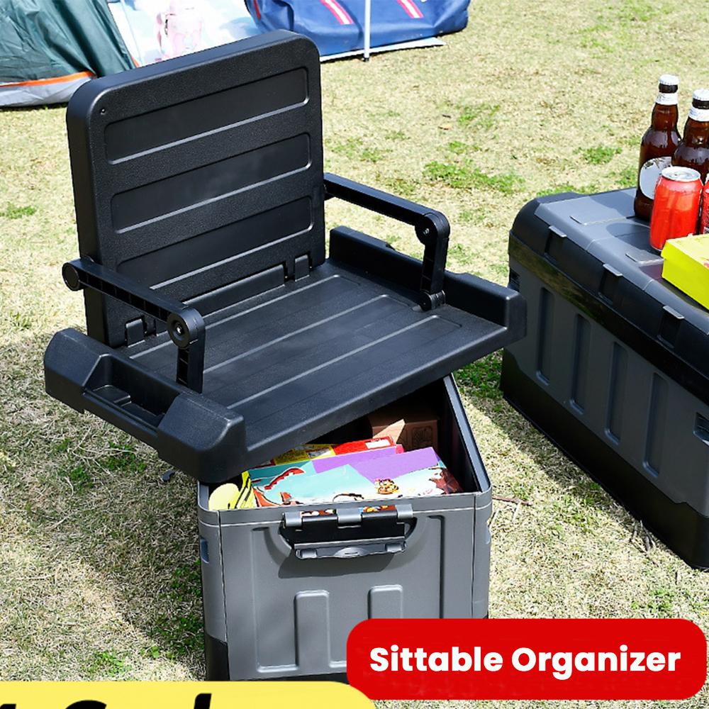 Car Trunk Organizer Foldable Storage Box - Органайзер для багажника 60 л, большой