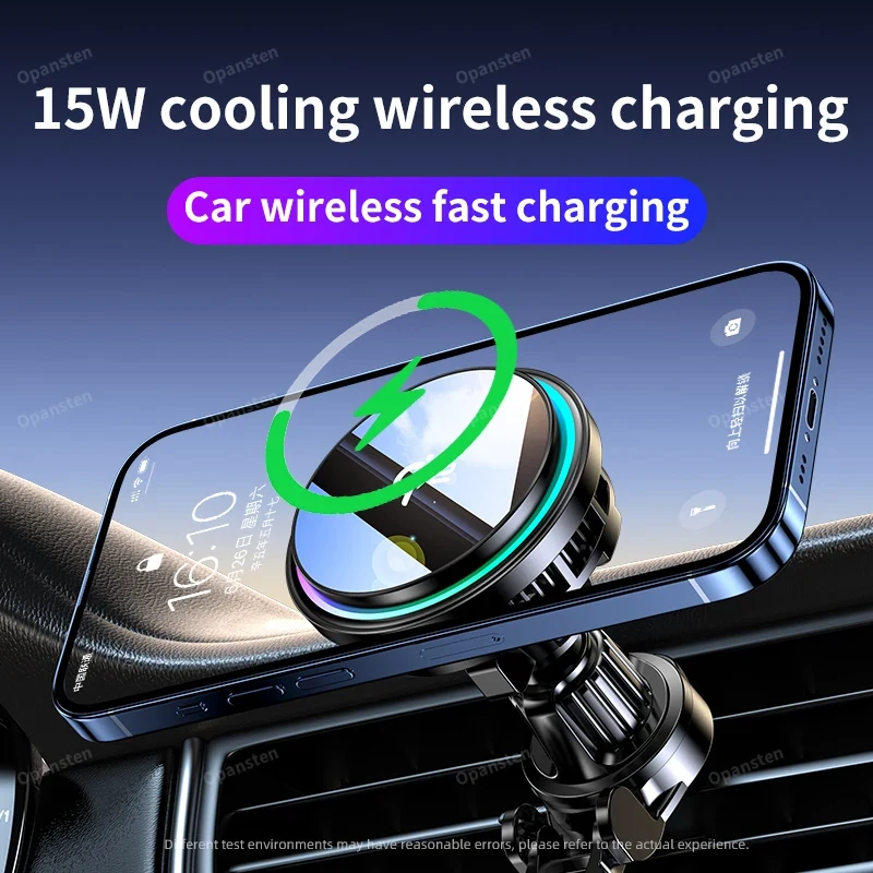 QI2 ледяное охлаждение закален – обзор и цена Wireless Car Charger Mount Fast Charging