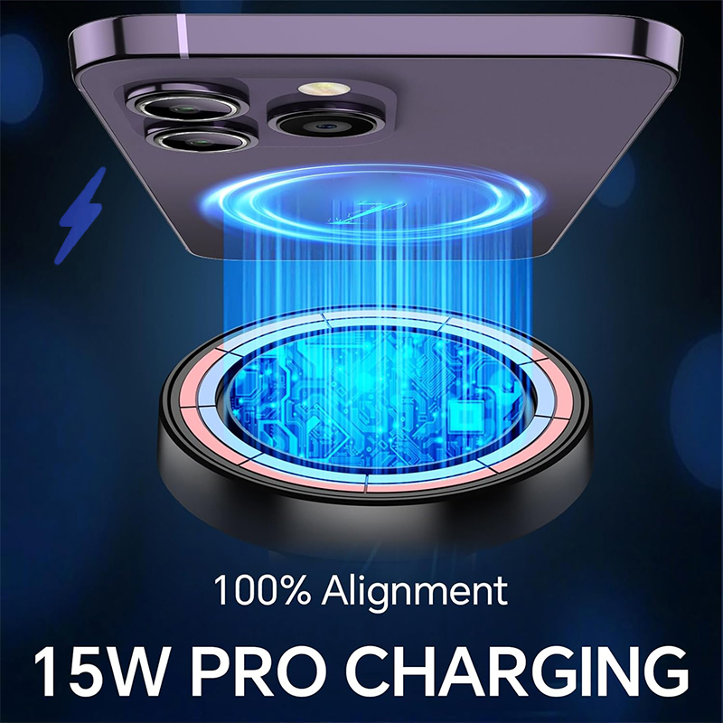 UYUXIO 15 Вт Магнитное беспров – обзор и цена Wireless Car Charger Mount Fast Charging
