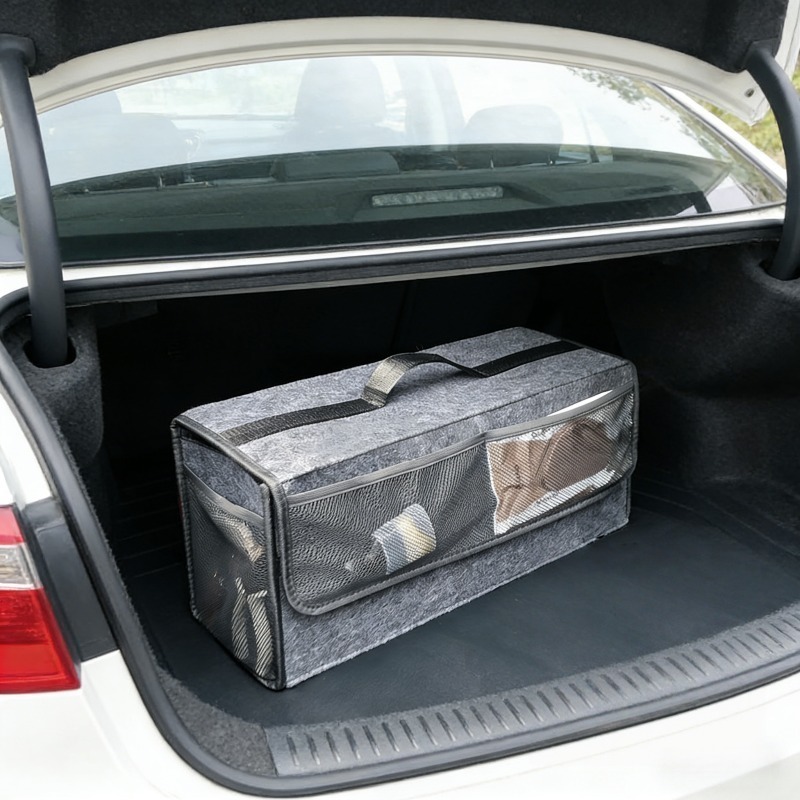Фетровый органайзер для багажн – обзор и цена Car Trunk Organizer Foldable Storage Box