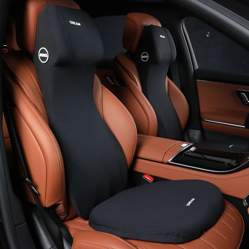 Интегрированная автомобильная  – обзор и цена Memory Foam Car Neck Pillow Lumbar Support