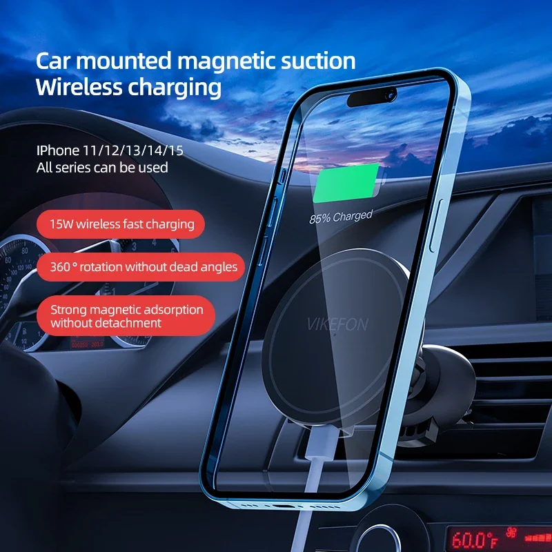 Автомобильное беспроводное зар – обзор и цена Wireless Car Charger Mount Fast Charging