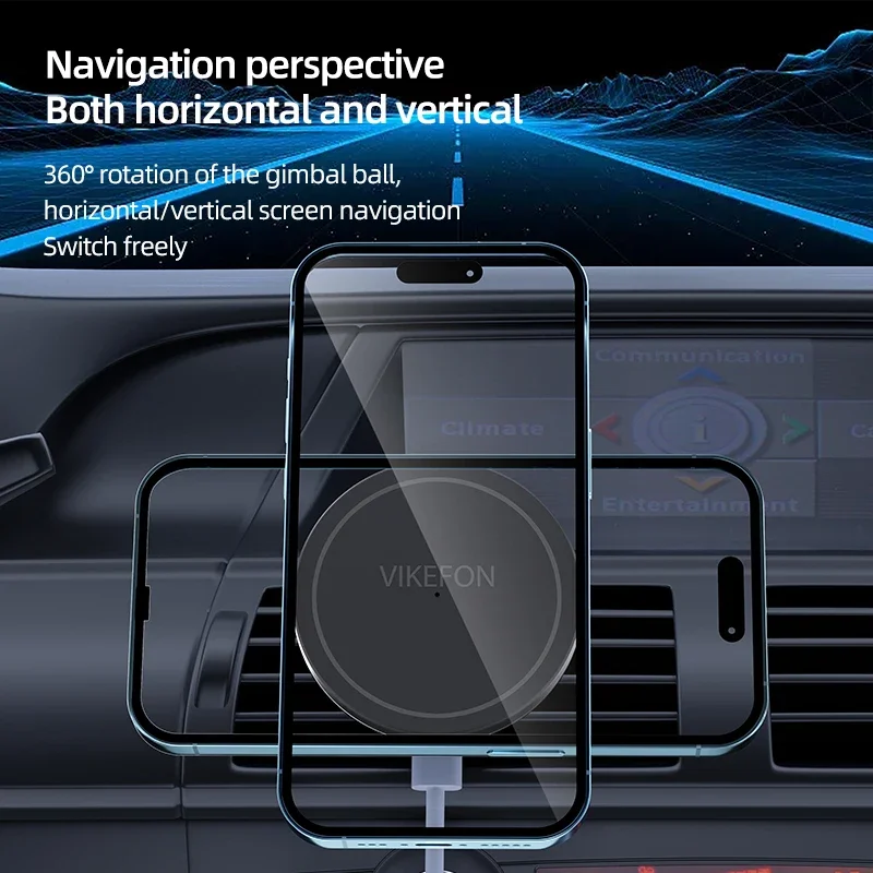 Автомобильное беспроводное зар – обзор и цена Wireless Car Charger Mount Fast Charging