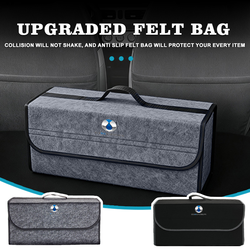 Складной войлочный органайзер  – обзор и цена Car Trunk Organizer Foldable Storage Box