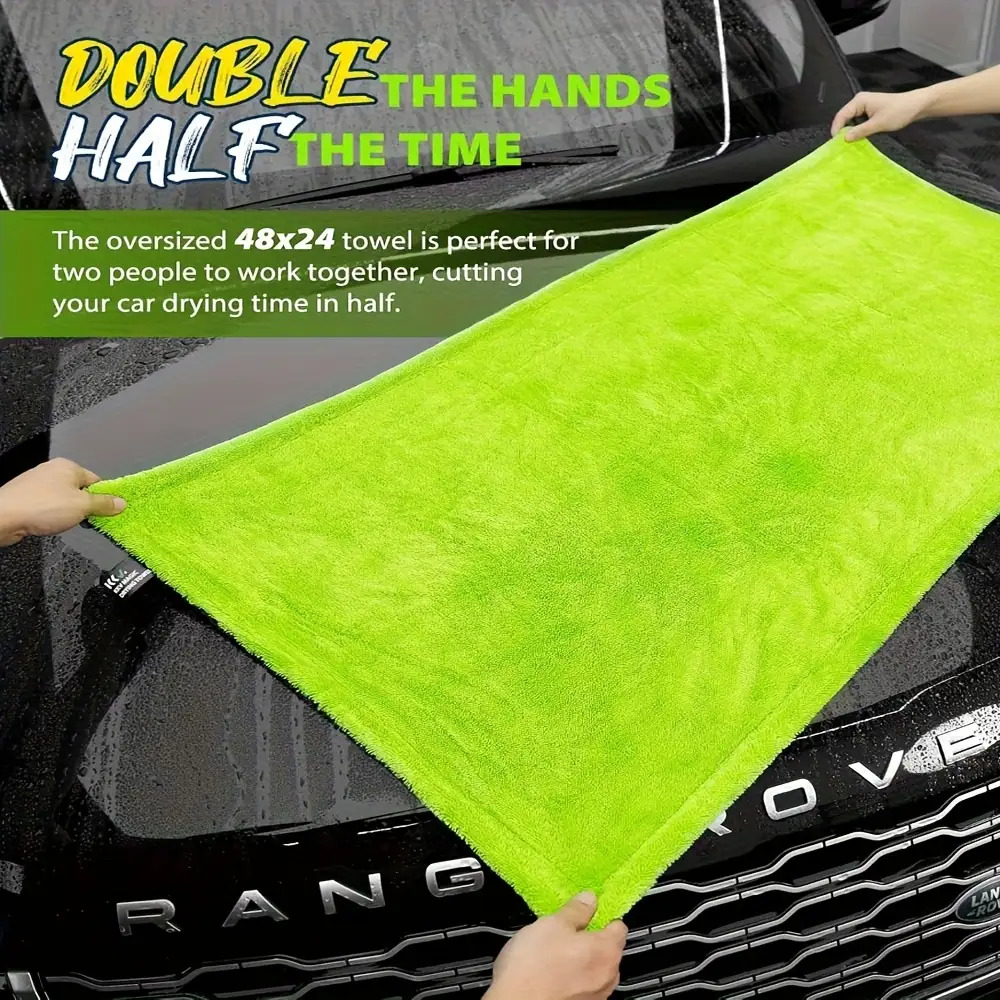1400GSM сверхмощное сушильное  – обзор и цена Microfiber Car Drying Towel Super Absorbent