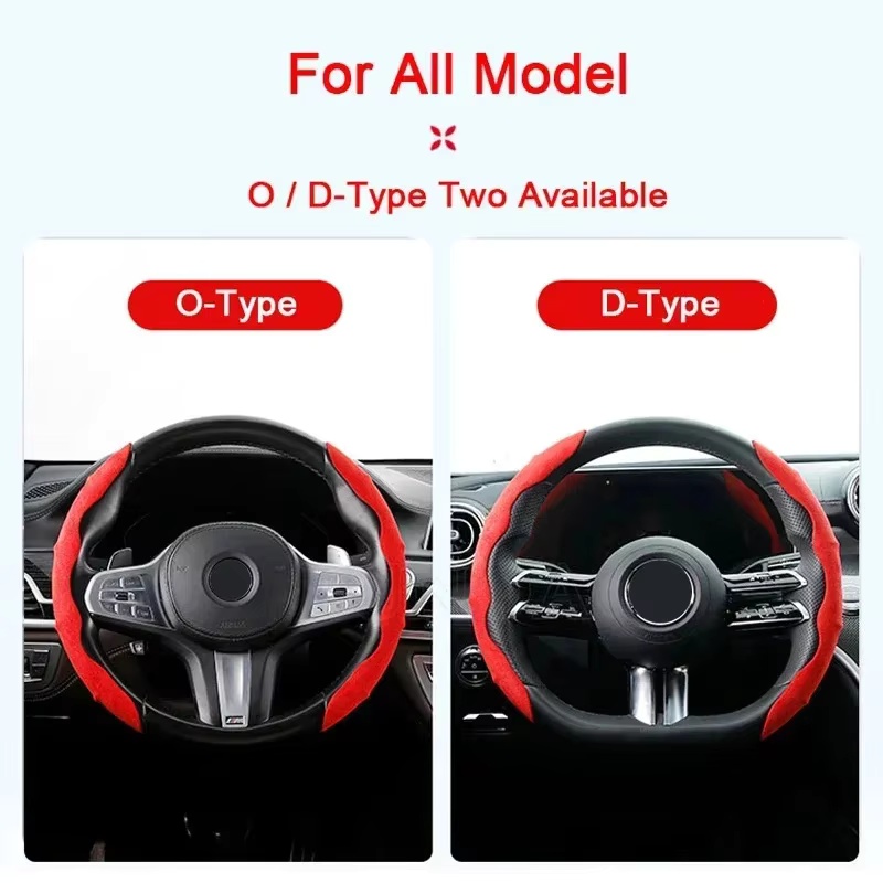 Чехол на руль из замши, 38 см, – обзор и цена Car Steering Wheel Cover Anti Slip Breathable